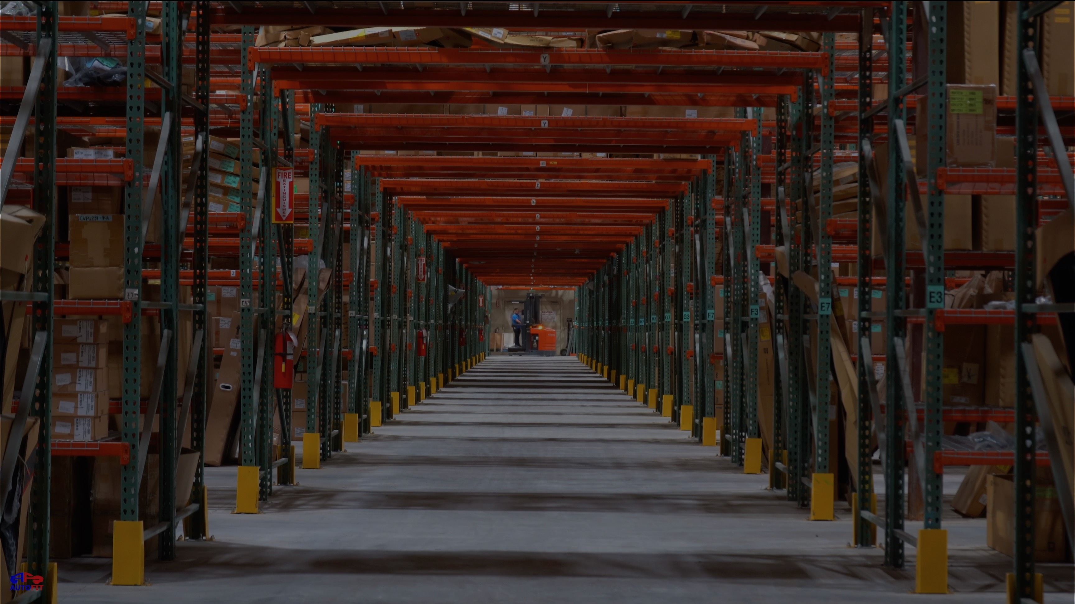 Warehouse background