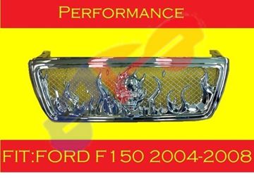 Picture of GRILLE 04-08 SKULL ALL CHR FDF150