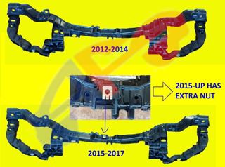 Upper Radiator Core Support Replacement For 12-18 Ford Focus Upper Radiator Core Support Replacement For 12-18 Ford Focus