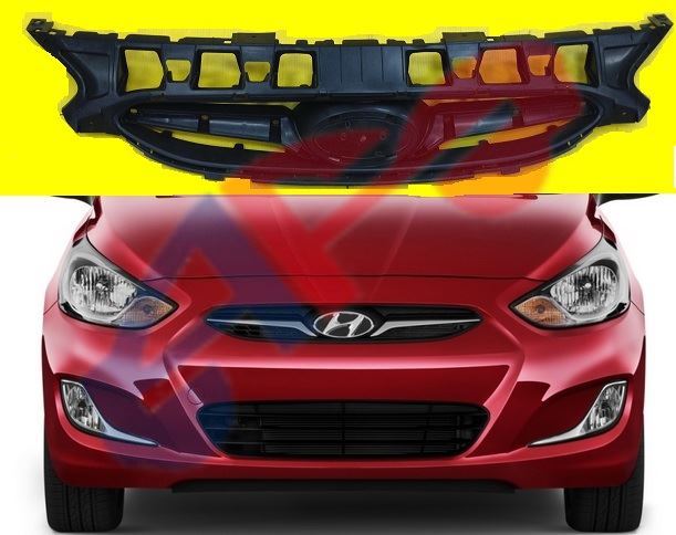 AUTOFiT Inc. GRILLE 12-14 BLK SDN/HB ACCENT