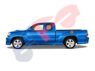 Autofit Inc Flare Fend 05 15 Lh Rr X Runner Tacoma