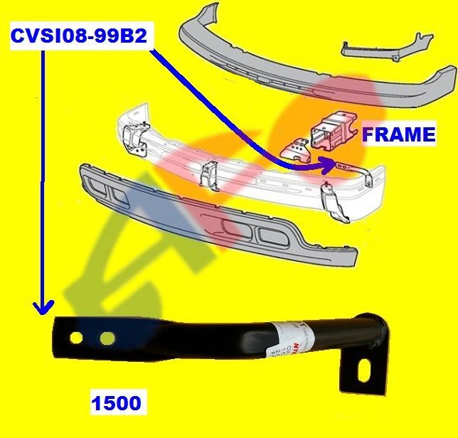 AUTOFiT Inc. BRACKET 9902 FT LH OUTER BAR 1500 SILVERADO/SIERRA