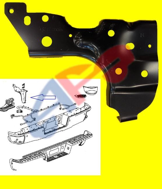 AUTOFiT Inc. BRACKET 1418 LH INNER 1500 SILVERADO/SIERRA