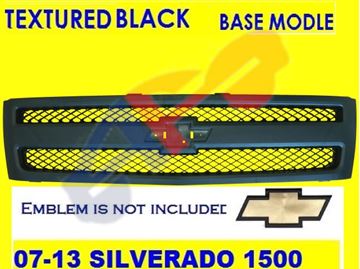 Picture of GRILLE 07-11 TEXT-BK 1500 SILVERADO (12-13 HYBRID)