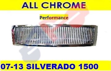 Picture of GRILLE 07-13 VERTICAL-CHR 43 BARS SILVERADO