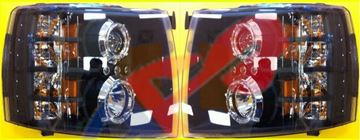 Picture of HEAD LAMP 07-13 SET PROJECTOR BLK/CLEAR SILVERADO