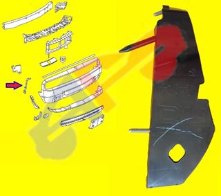 08-2021 Dodge Challenger New Rear Fascia Support Bracket Left & Right Side Mopar