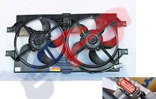 Pacific Best Inc 98-04 300M Dodge Intrepid Concorde Dual Radiator and Condenser Fan Assembly Fit/for CH3115103 99-02 Chysler LHS