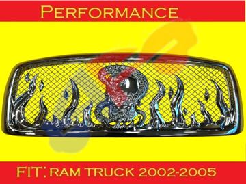 Picture of GRILLE 02-05 SKULL ALL CHR DGTRUCK