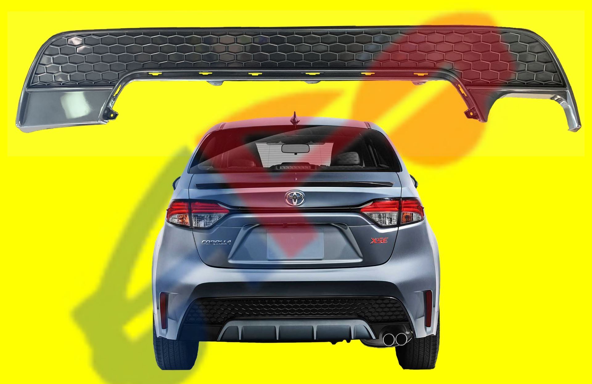 AUTOFiT Inc. BUM COVER 2022 RR LOWER SE/XSE SDN COROLLA